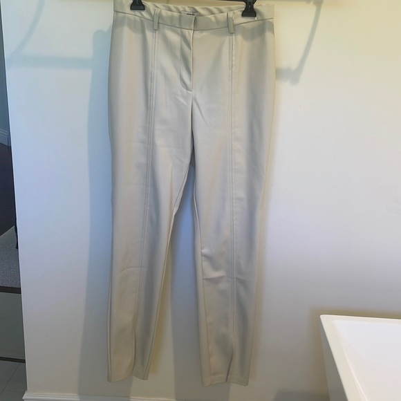 Jason Wu Pants - Jason Wu pleather pants large beige color. Brand new